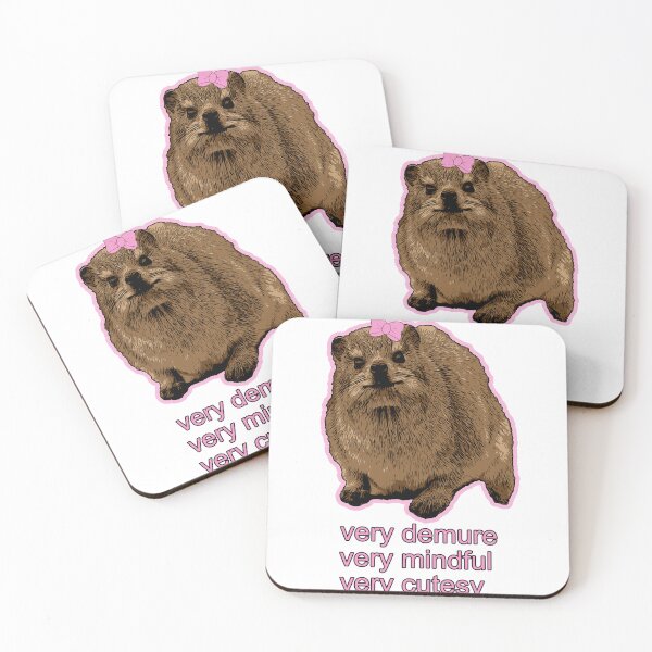 Item preview, Very Demure Rock Hyrax designed and sold by TonyWSmith.