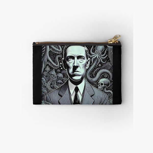 Item preview, HP Lovecraft Cthulhu halloween portrait spooky scary vintage retro cute kawaii designed and sold by headlessdreamer.
