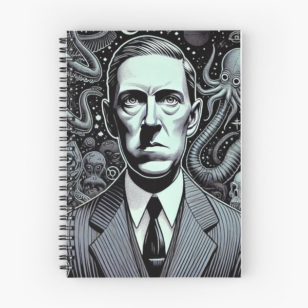 Item preview, HP Lovecraft Cthulhu halloween portrait spooky scary vintage retro cute kawaii designed and sold by headlessdreamer.
