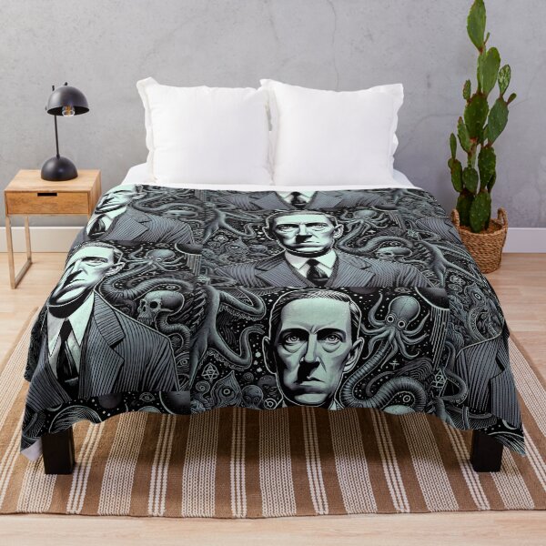 Item preview, HP Lovecraft Cthulhu halloween portrait spooky scary vintage retro cute kawaii designed and sold by headlessdreamer.