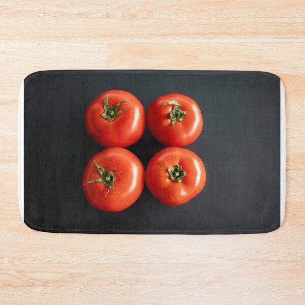 Item preview, 4 red tomatoes on a black background designed and sold by Luka Šper.