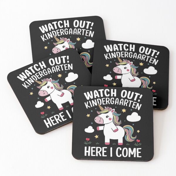 Item preview, Watch Out Kindergarten Here I Come - Magical Rainbow Unicorn for Unicorn Lovers | Perfect Back to School Gift for Girls, Sisters, and Friends designed and sold by love3617.