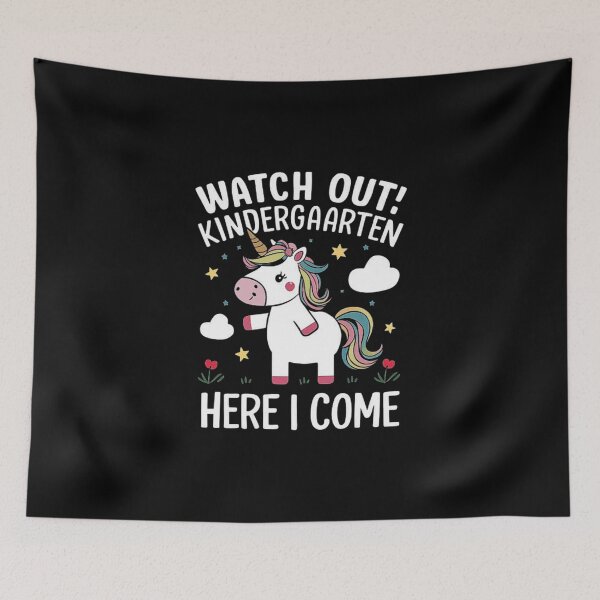 Item preview, Watch Out Kindergarten Here I Come - Magical Rainbow Unicorn for Unicorn Lovers | Perfect Back to School Gift for Girls, Sisters, and Friends designed and sold by love3617.