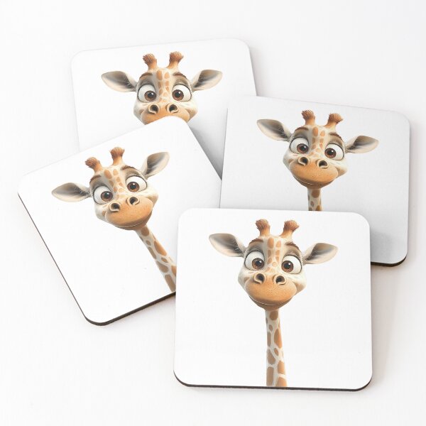 Item preview, Cartoon Giraffe Illustration 3D effect designed and sold by Art-Beans.