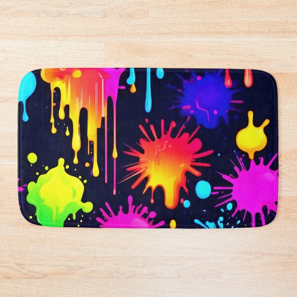 Item preview, Abstract Neon Paint Drip Design designed and sold by Health And Fitness Posts e-Store.
