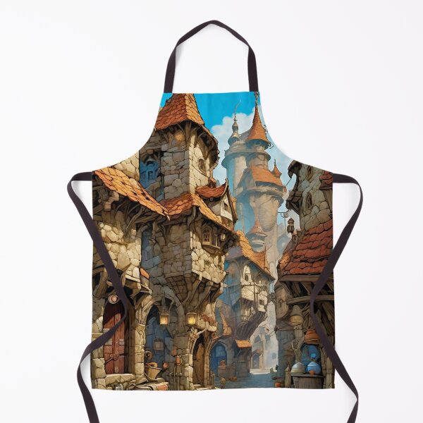 Item preview, Fantasy Town Concept - Dark Fantasy Art concept designed and sold by Delerat7.
