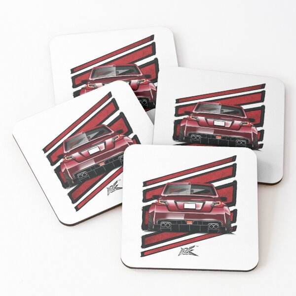 Item preview, widebody subie varis red  designed and sold by NaquashM.