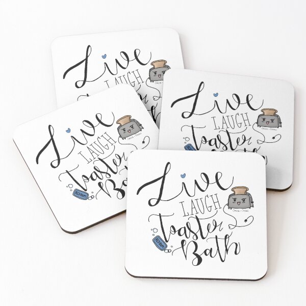 Item preview, Live Laugh Toaster Bath designed and sold by ChrissieCreates.