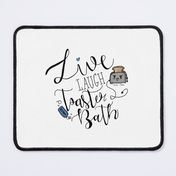 Item preview, Live Laugh Toaster Bath designed and sold by ChrissieCreates.