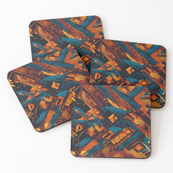 Item preview, Top geometric patterns one line new colorful strips striped art  designed and sold by Design Repo.