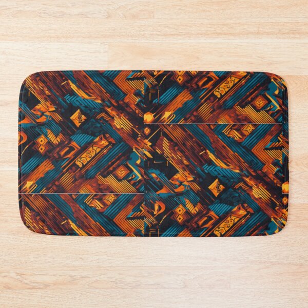 Item preview, Top geometric patterns one line new colorful strips striped art  designed and sold by Design Repo.