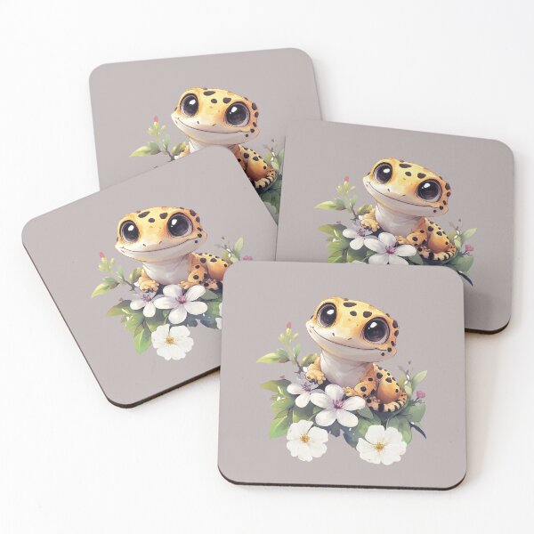 Item preview, Gecko with Flowers designed and sold by Heather's Creative Apparel.