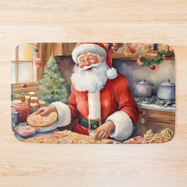 Item preview, Santa is baking gingerbread designed and sold by All-About-Life.