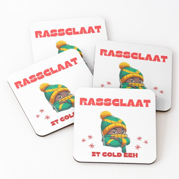 Item preview, "Rassclaat It Cold Ehh - Jamaican Rasta Winter Vibes" designed and sold by jamaicanvibes.