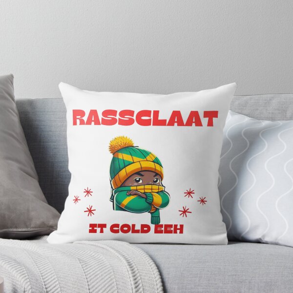Item preview, "Rassclaat It Cold Ehh - Jamaican Rasta Winter Vibes" designed and sold by jamaicanvibes.