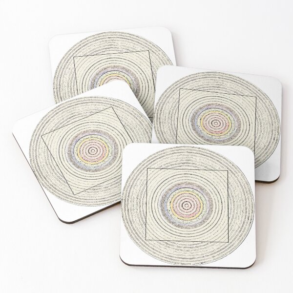 Item preview, Magnified Square Circle designed and sold by Fuzzdandy Designs.