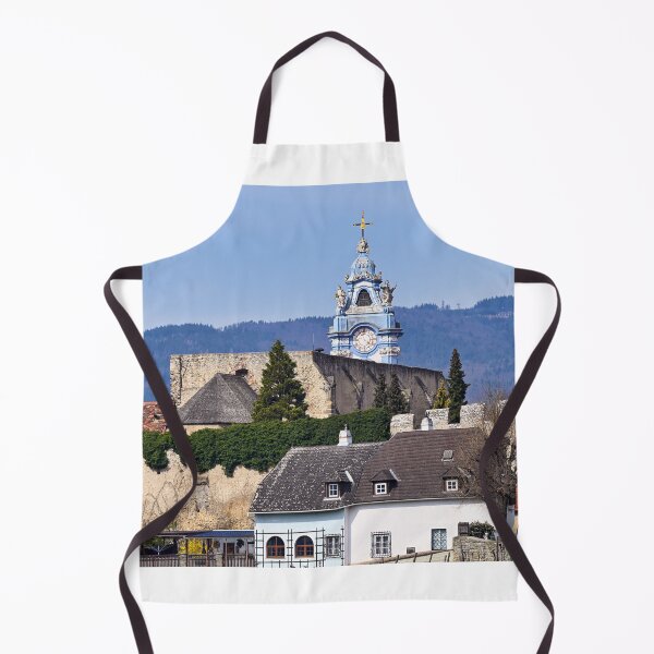 Item preview, Church tower in Durnstein Austrian town in the Wachau Valley designed and sold by goceris.