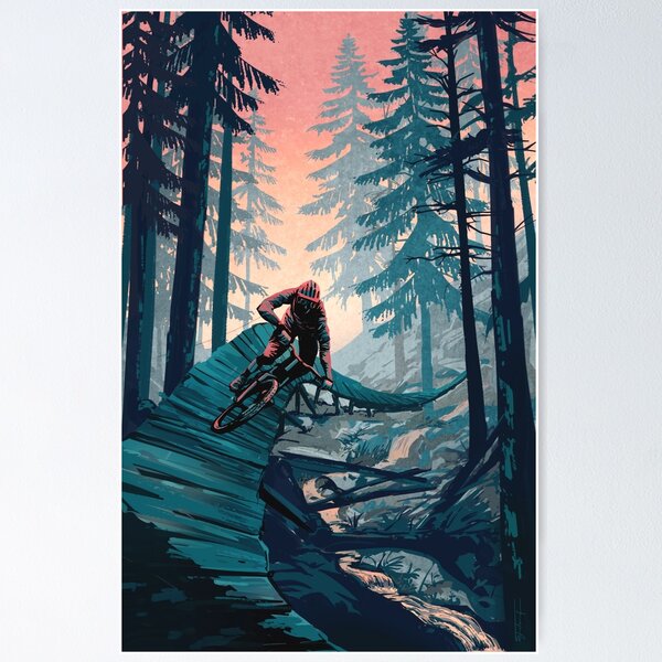 Item preview, Mountain Bike Forest Park designed and sold by SFDesignstudio.