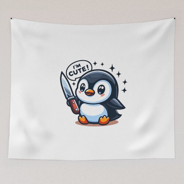 Item preview, Penguin I'm Cute! designed and sold by Anupios.