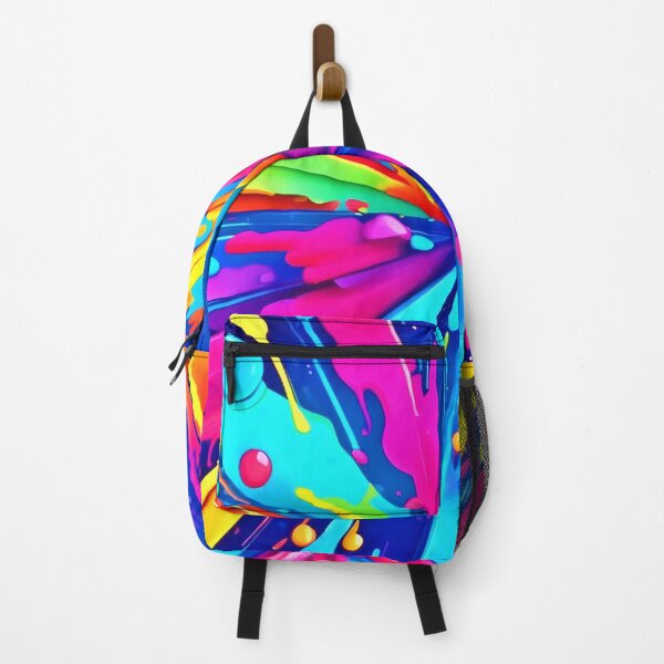 Item preview, Colorful Chaos: Paint Splatter Abstract Art designed and sold by Health And Fitness Posts e-Store.