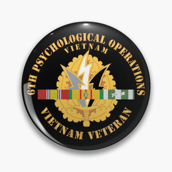 Item preview, 6th Psychological Operations w SVC Ribbons X 300 designed and sold by Military Insignia Products.