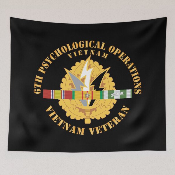 Item preview, 6th Psychological Operations w SVC Ribbons X 300 designed and sold by Military Insignia Products.