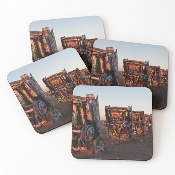 Item preview, Route 66 Cadillac Ranch Cars at Sunrise  designed and sold by katevernaphoto.