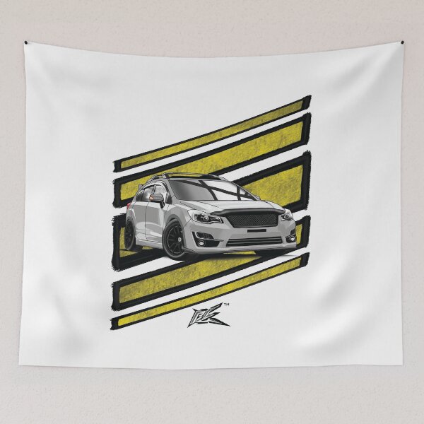 Item preview, subie hatchback white  designed and sold by NaquashM.