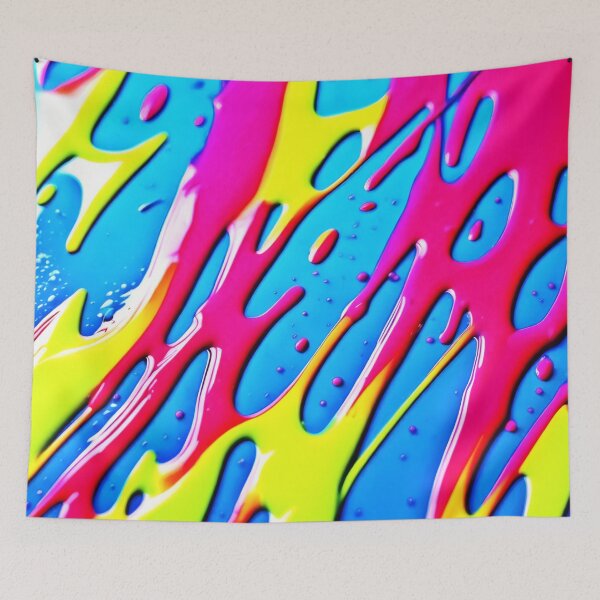 Item preview, Fluid Colors: A Dripping Abstract Masterpiece designed and sold by Health And Fitness Posts e-Store.