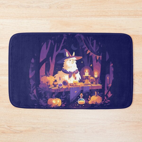 Item preview, Wizard Llama in the forest designed and sold by WoollenLlama.