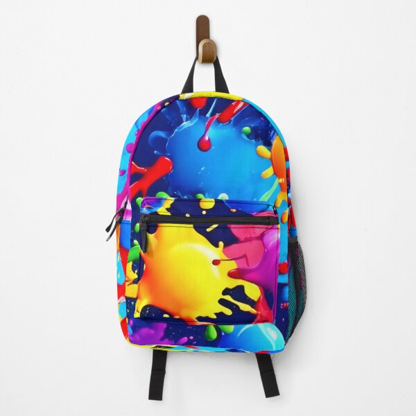 Item preview, Vibrant Paint Splatters: A Bold Colors Statement designed and sold by Health And Fitness Posts e-Store.