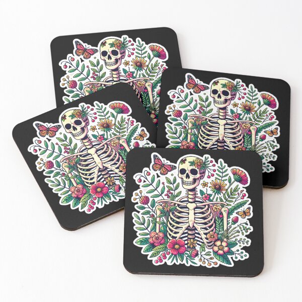 Item preview, Skeleton in Bloom: Life from Death. designed and sold by Linework Studio.