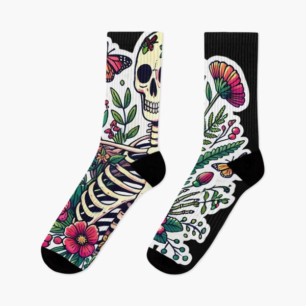 Item preview, Skeleton in Bloom: Life from Death. designed and sold by Linework Studio.