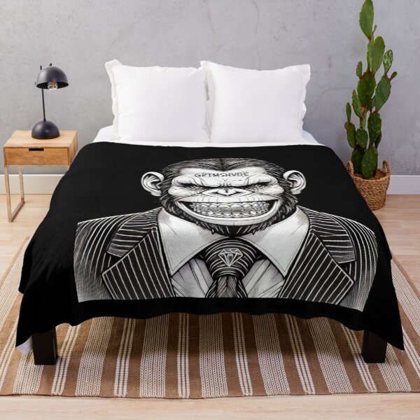 Item preview, GRIMSHVDE Gorilla Boss – Fierce Urban Streetwear Art designed and sold by GRIMSHVDE.