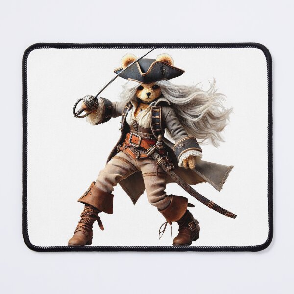 Item preview, White Haired Pirate Bear designed and sold by Osintown.