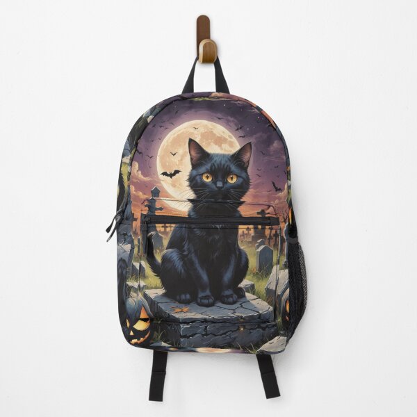 Item preview, Whiskers of the Witching Hour - Black Cat designed and sold by RaeWhimsy.