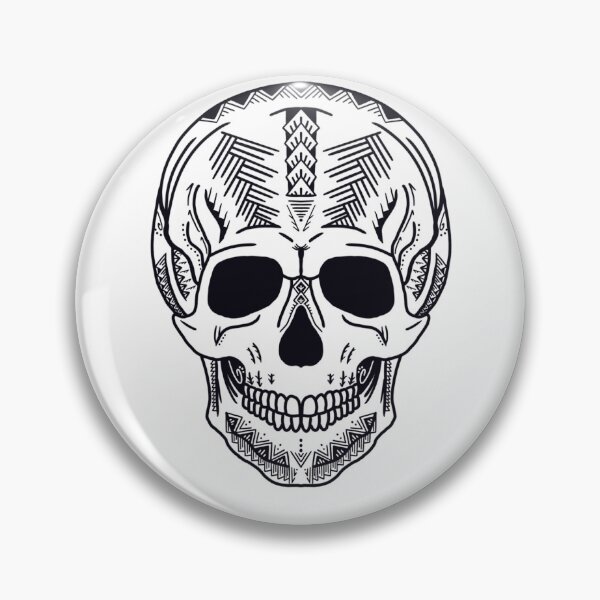 Item preview, Tribal Human Skull designed and sold by Steeb757.