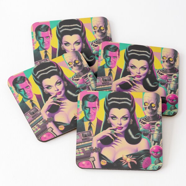 Item preview, Retrowave Gothic Woman designed and sold by PulpVintage.