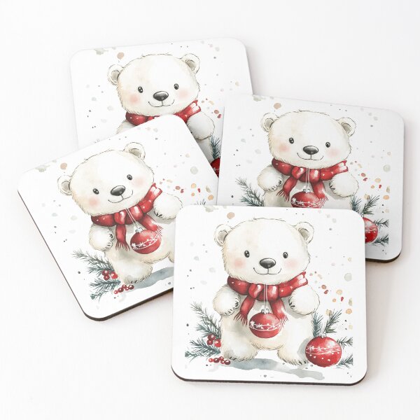 Item preview, Christmas Bear  cute and smiling designed and sold by GinnyGi.