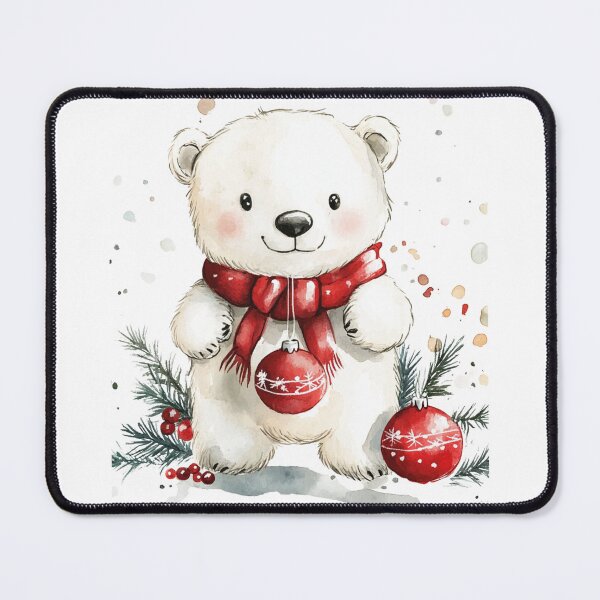 Item preview, Christmas Bear  cute and smiling designed and sold by GinnyGi.