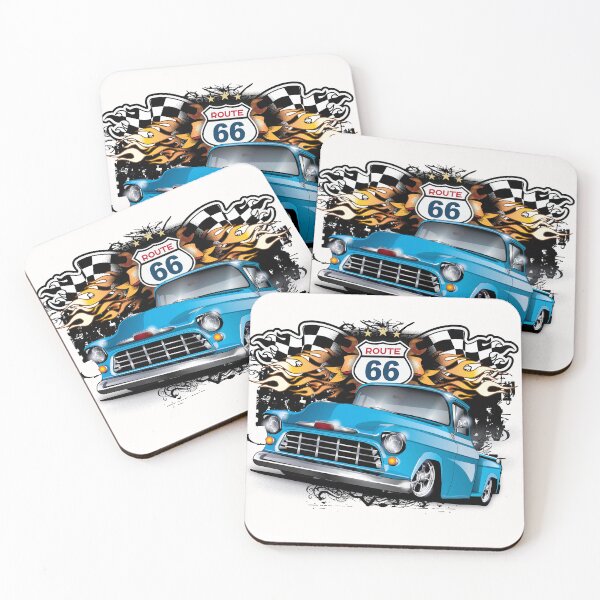 Item preview, Route 66 Racing 55 Chevy Truck designed and sold by ArtWithImpact.