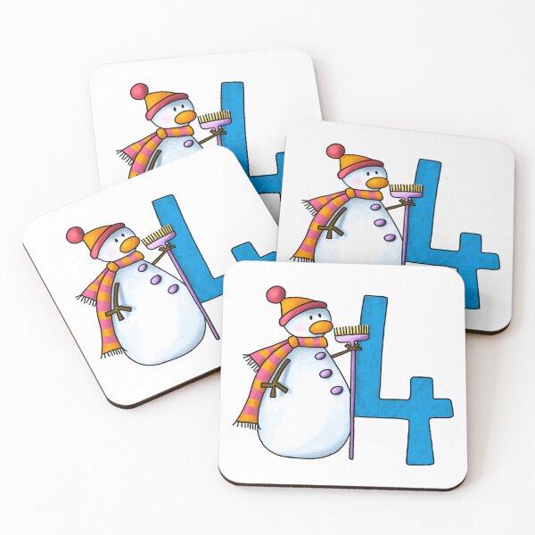 Item preview, Snowman - Number 4 - Advent Calendar  designed and sold by laureH.
