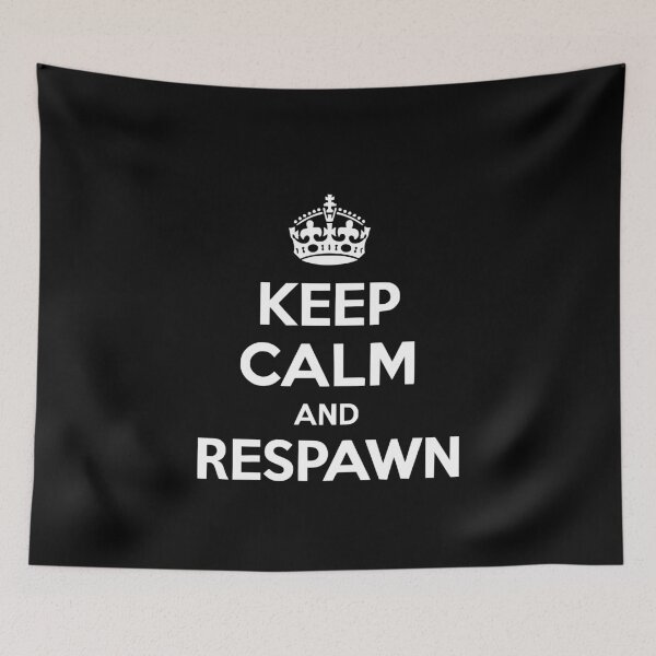 Item preview, Keep Calm and Respawn designed and sold by Frank Ring.