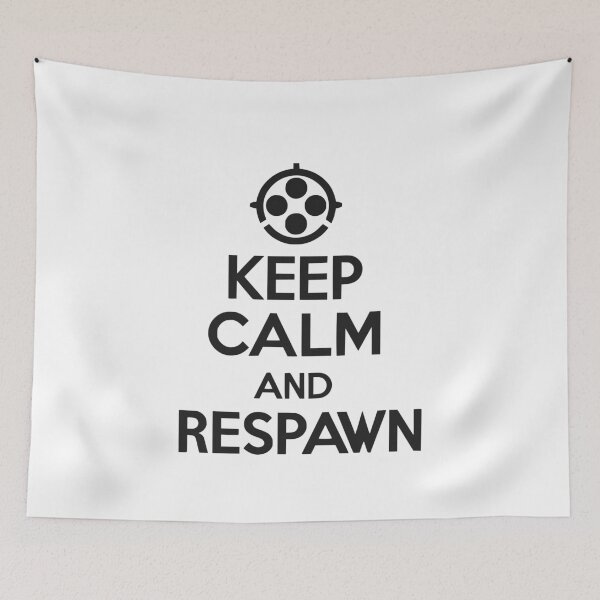 Item preview, Keep Calm and Respawn designed and sold by Frank Ring.