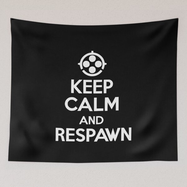 Item preview, Keep Calm and Respawn designed and sold by Frank Ring.