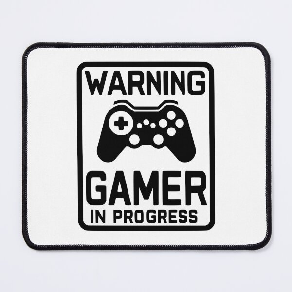 Item preview, Warning Gamer in Progress designed and sold by Frank Ring.