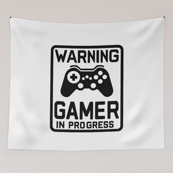 Item preview, Warning Gamer in Progress designed and sold by Frank Ring.