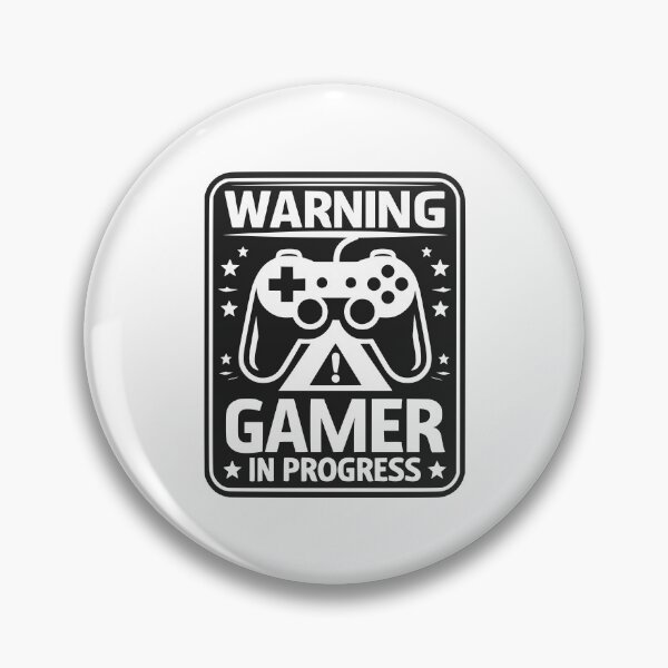 Item preview, Warning Gamer in Progress designed and sold by Frank Ring.