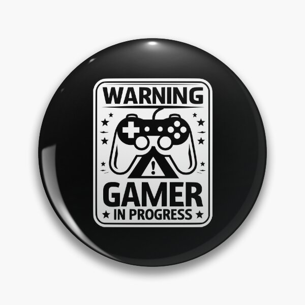 Item preview, Warning Gamer in Progress designed and sold by Frank Ring.