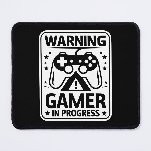 Item preview, Warning Gamer in Progress designed and sold by Frank Ring.